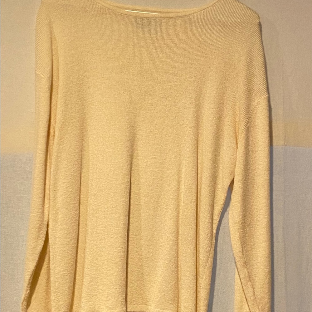 Chico’s Beige Sweater Size 2 (L/12)